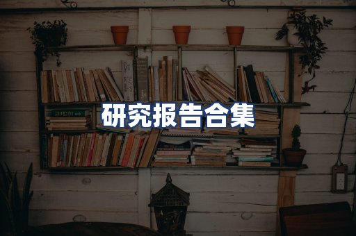 研究报告合集